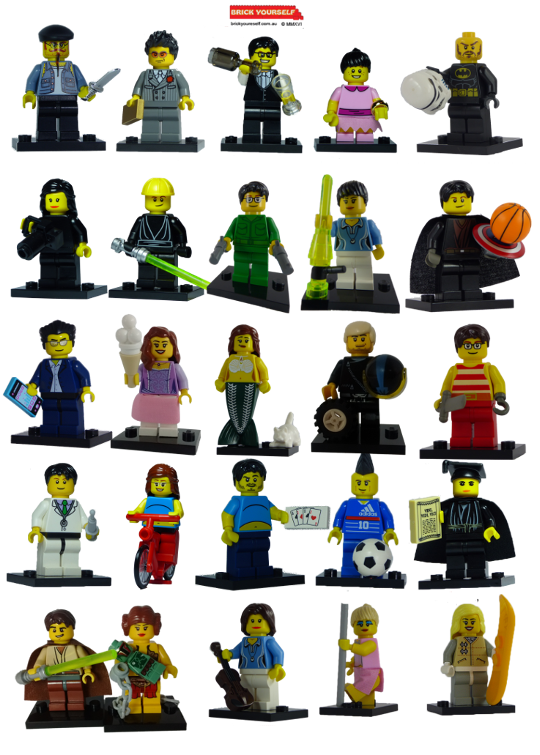 Brick Yourself Figurines Brick Yourself Make Yourself In Lego