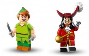 disney lego minifigures Peter Pan Captain Hook