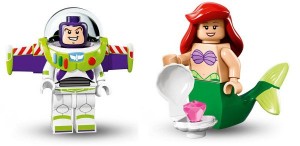 lego minifigs disney Buzz Lightyear Arial The Little Mermaid